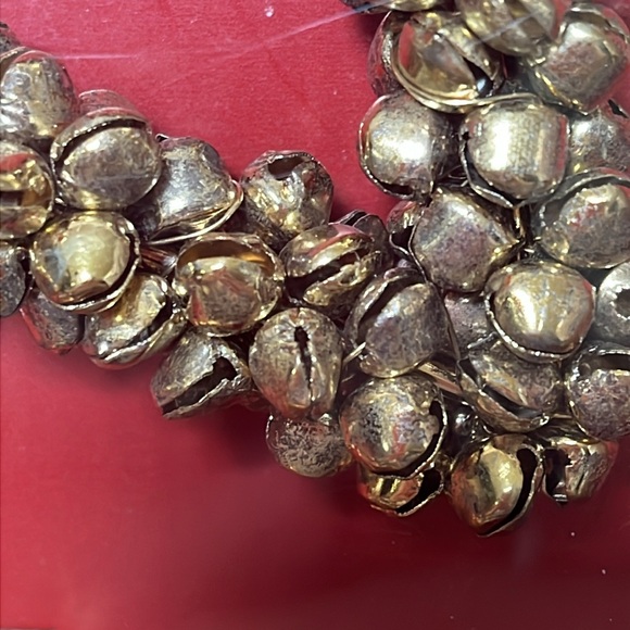 NIB Jingles & Joy Tree Topper Gold Tone - Picture 4 of 4